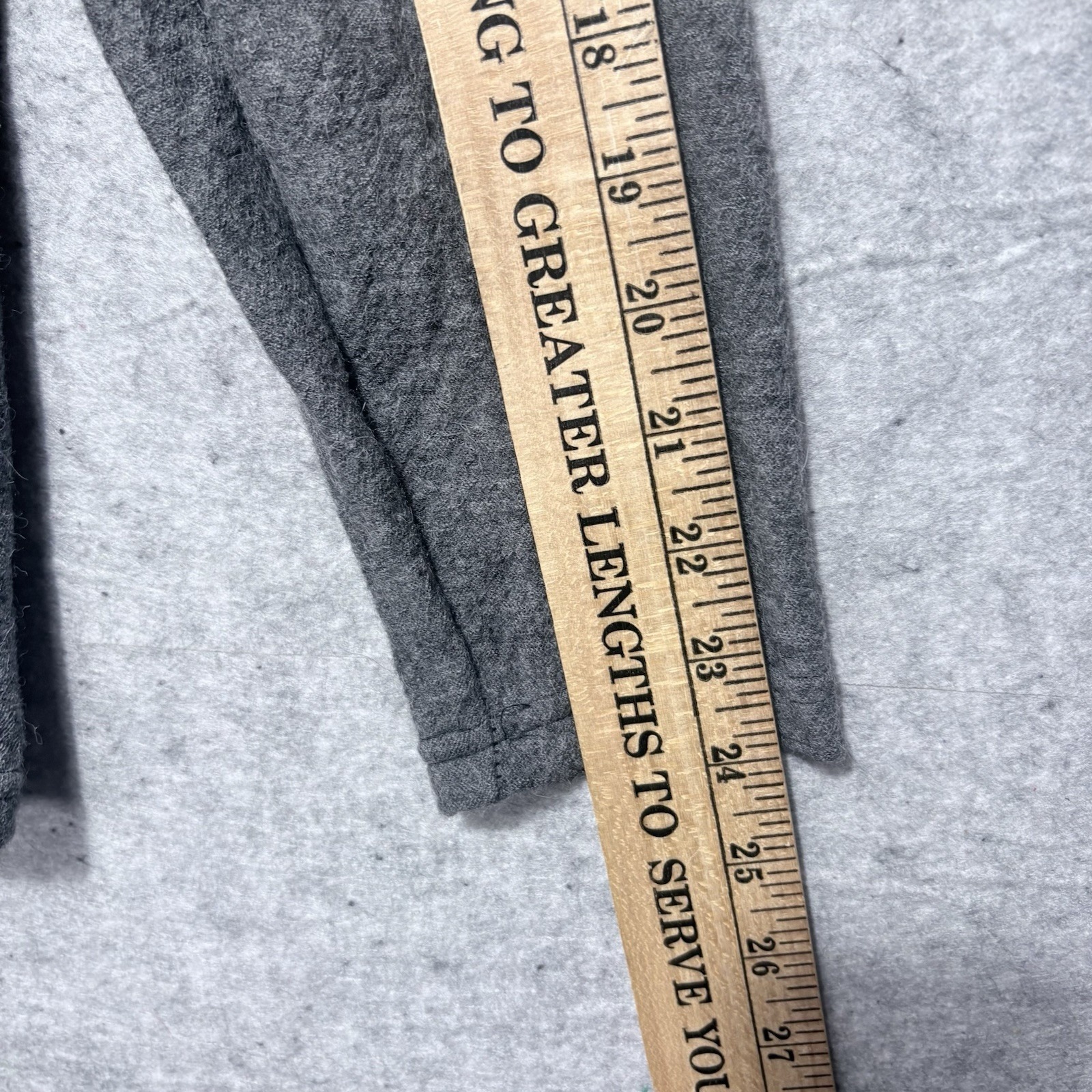 Appalachian Gear Co 100% Peruvian Alpaca Hoodie Women's L Gray Usa Lightweight — image 8 of 8